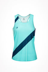 Victory Speed Tech Singlet Limited Release - Aqua & Midnight For Women