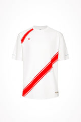 Victory Speed Tech Tee Red & White For Men