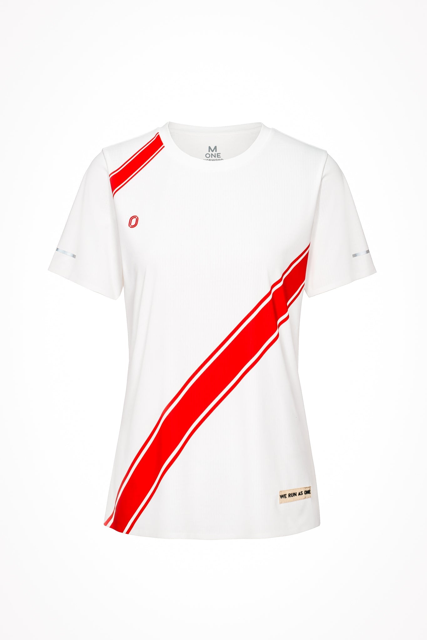 Victory Speed Tech Tee Red & White For Women