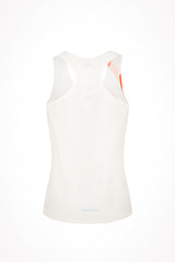 Victory Speed Tech Singlet Ivory & Orange For Women