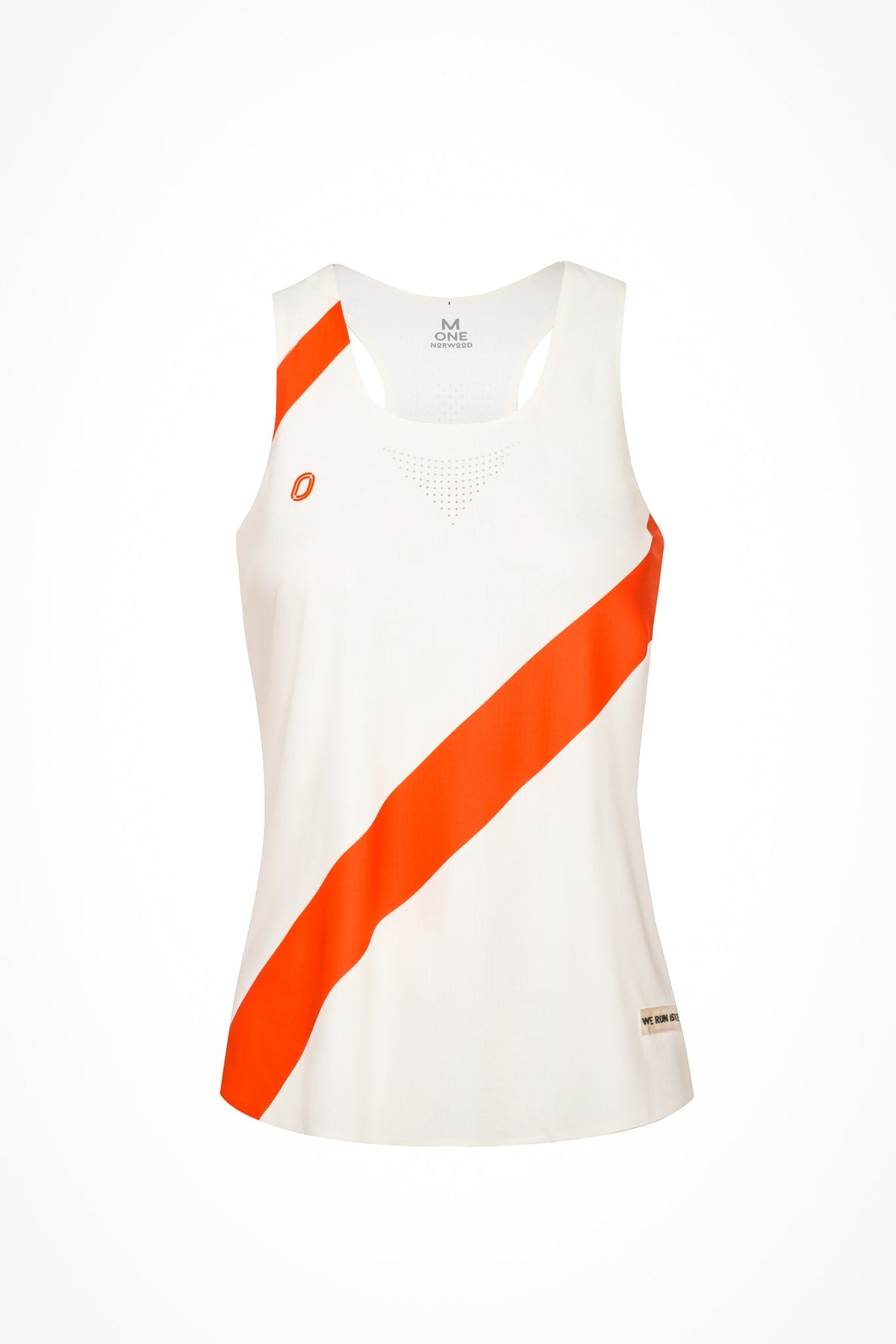 Victory Speed Tech Singlet Ivory & Orange For Women