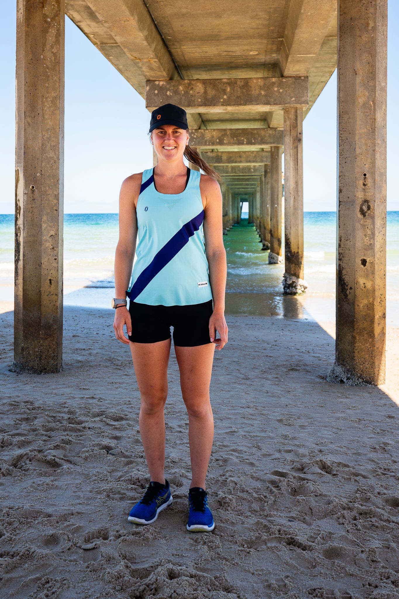 Victory Speed Tech Singlet Limited Release - Aqua & Midnight For Women
