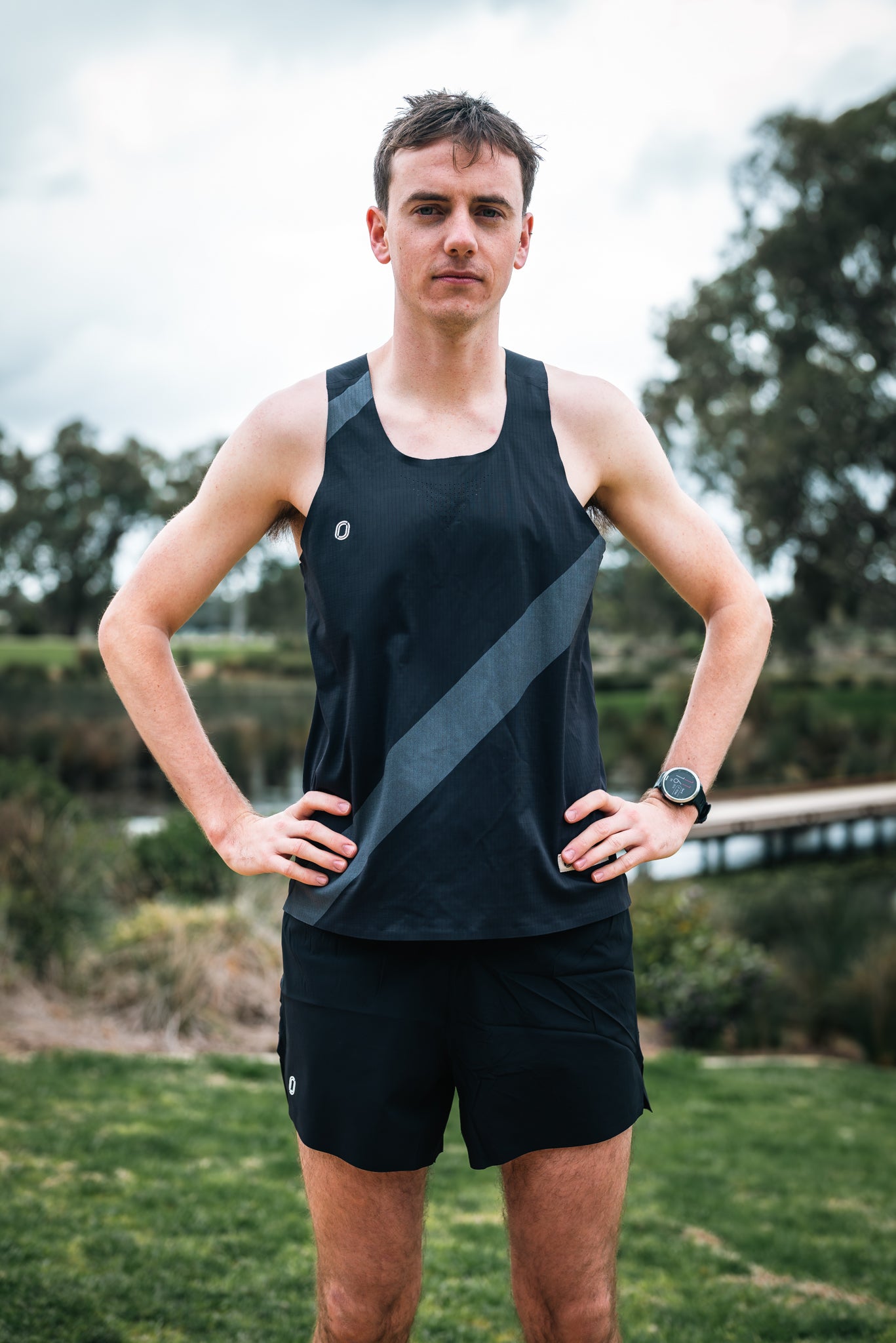 Victory Speed Tech Singlet Onyx For Men