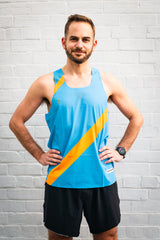 Victory Speed Tech Singlet Ocean Glow For Men